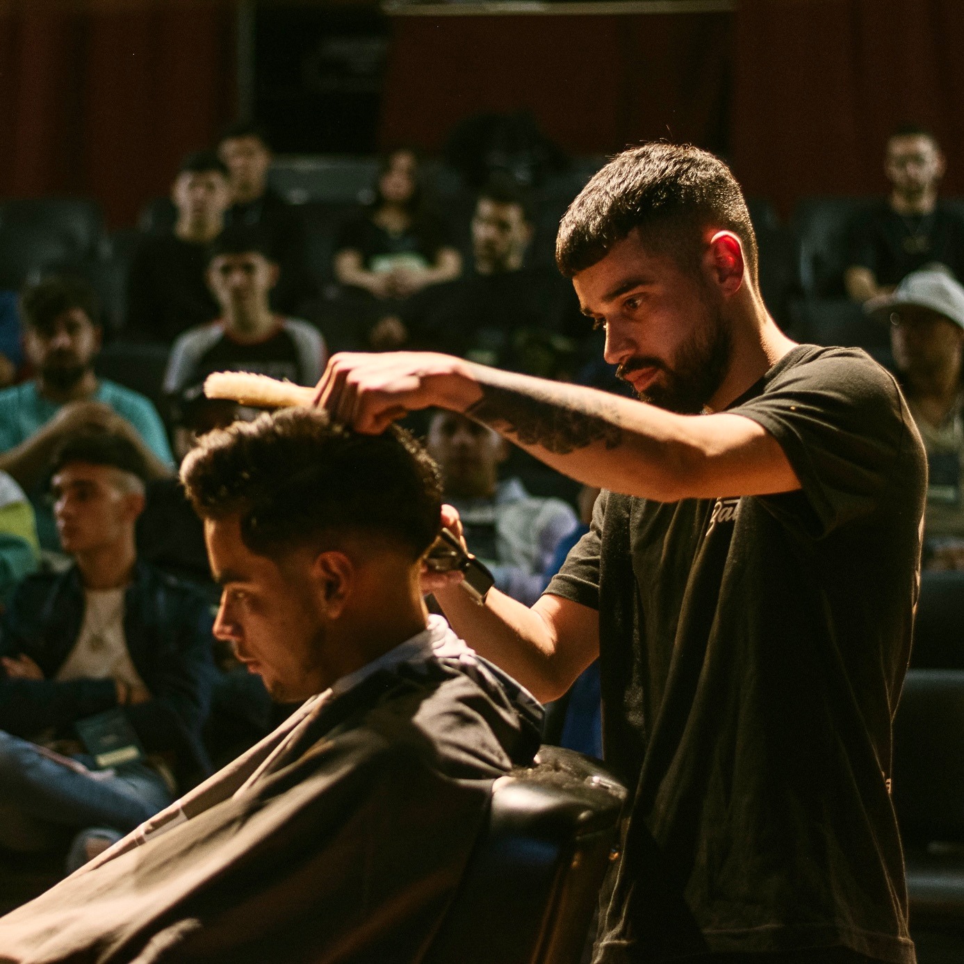 Franco y Manu, fundadores de Imperio Barbershop y su academia